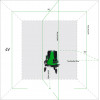 Уровень лазерный ADA 3D LINER 4V GREEN