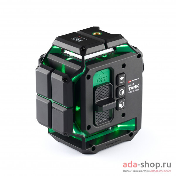 Лазерный уровень ADA LaserTANK 4-360 GREEN Ultimate Edition А00632 ...